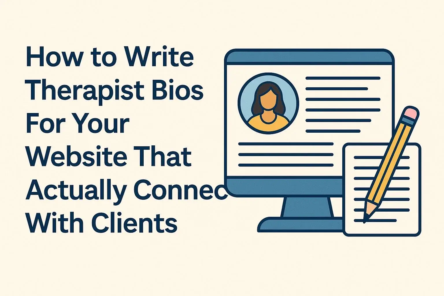 how to write a Bio for your associate on your site